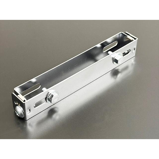 P020□パッソル ナンバープレート角度調整用ステー(メッキ) : 絶版
