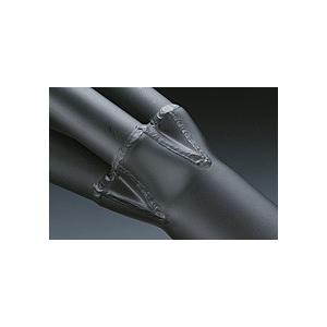 zi-100000□Z1/Z2 BRC手曲げショート管マフラー(黒)※バッフル脱着可能