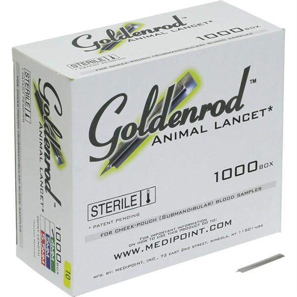 Goldenrod アニマルランセット 4mm(1000入り)