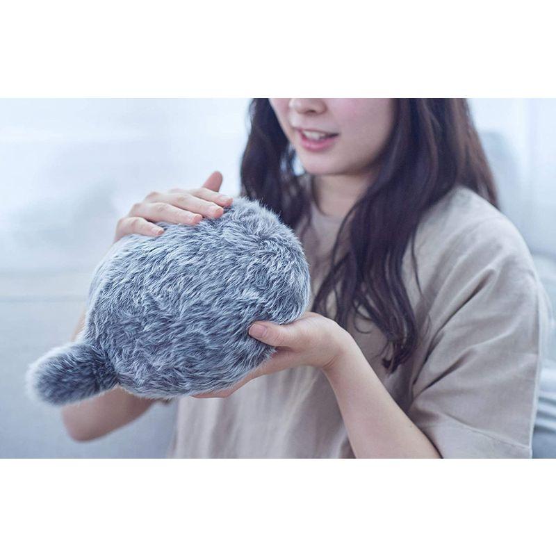 Petit Qoobo（プチ・クーボ） (グリ（灰）) ユカイ工学 クッション 癒し 体感 猫 ネコ しっぽ セラピーロボット ペット コミ Qoobo プチ クーボ グリ ユカイ工学 クッション 癒し 体感 ネコ しっぽ セラピーロボット ペット コミ