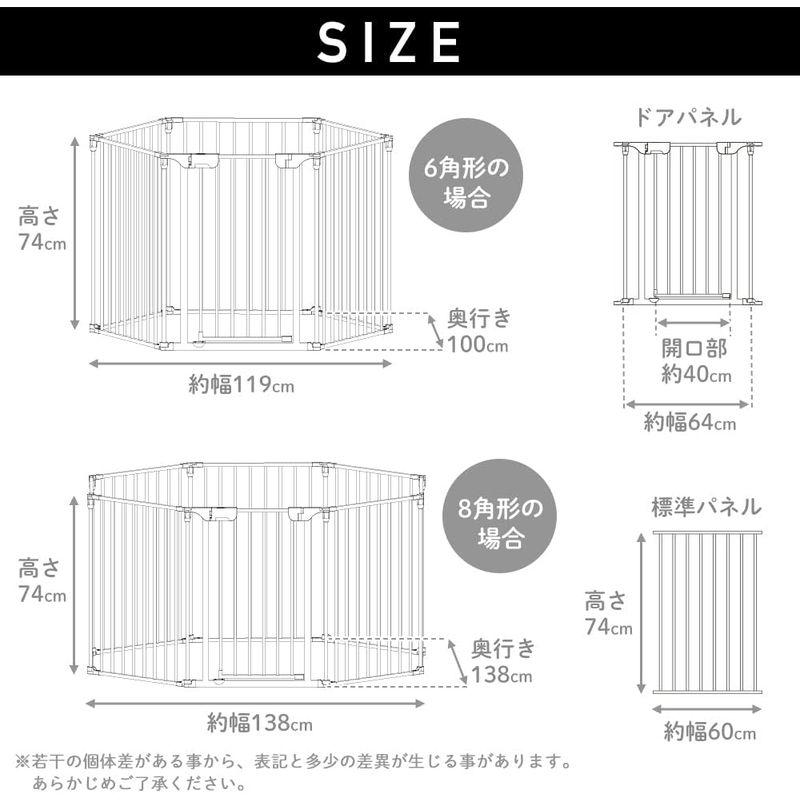 Petrasia ペット用サークル ドア付 折りたたみ可能 フェンス 室内 屋外 広い ケージ ゲート 犬 猫 小型犬 飼育 プレイサークル ペット用サークル ドア付 折りたたみ可能 フェンス 室内 屋外 広い ケージ ゲート 小型犬 飼育 プレイサークル Point