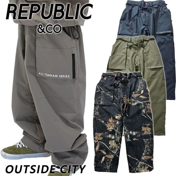 26-27 REPUBLIC&CO/リパブリック OUTSIDE CITY pant 着用動画 メンズ