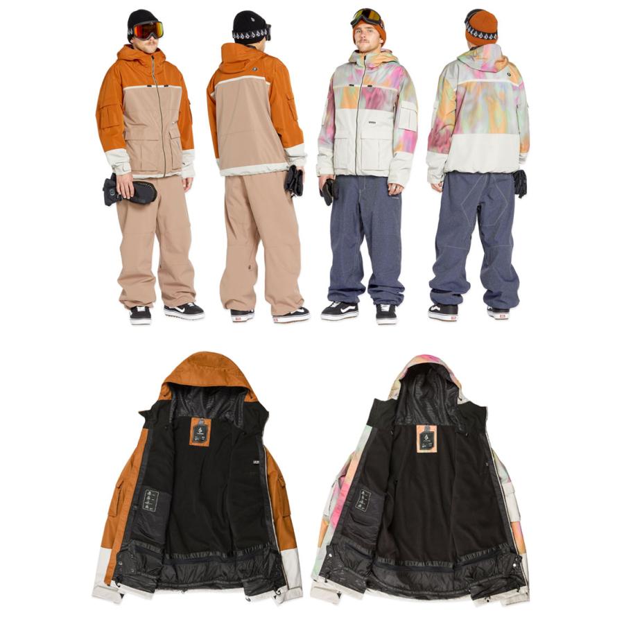 ⭐︎極美品 ボルコム スノボーウェアセット VOLCOM 24-25 VOLCOM/ボルコム NIGHTBREAKER 20K jacket 着用