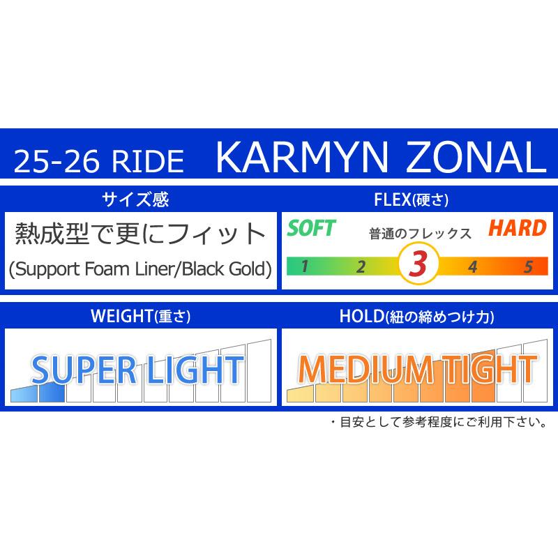 25-26 RIDE/ライド KARMYN ZONAL カーマイン レディース ブーツ