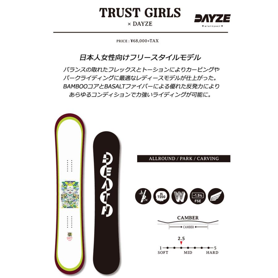 期間限定クーポン】25-26 DEATH LABEL/デスレーベル TRUST GIRLS×DAYZE