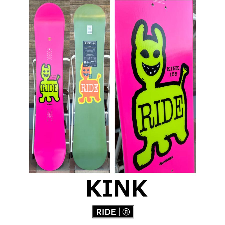 25-26 RIDE/ライド KINK キンク メンズ レディース スノーボード