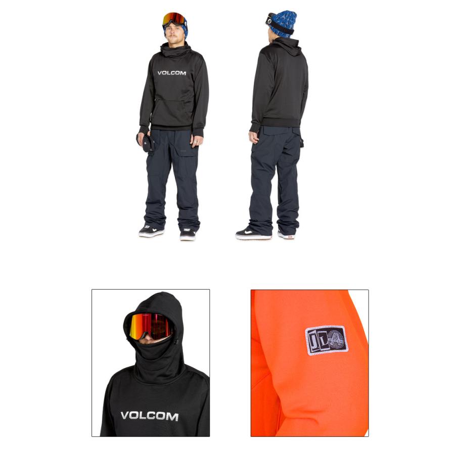 volcom - ボルコム HYDRO ライディング フーディー パーカ S Mサイズ VOLCOM 24-25 VOLCOM/ボルコム HYDRO RIDING hoodie 着用説明