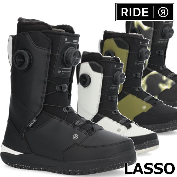 24-25 RIDE/ライド LASSO ラッソ メンズ ブーツ ダブルボア BOA 熱成型対応 スノーボード 2025 | 