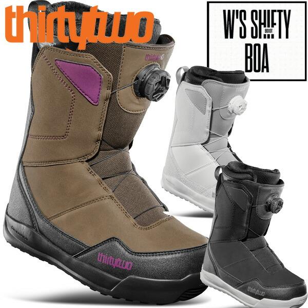24-25 THIRTYTWO/サーティーツー W'S SHIFTY BOA シフティボア ウィメンズ レディース ブーツ 熱成型 スノーボード 2025 | thirtytwo