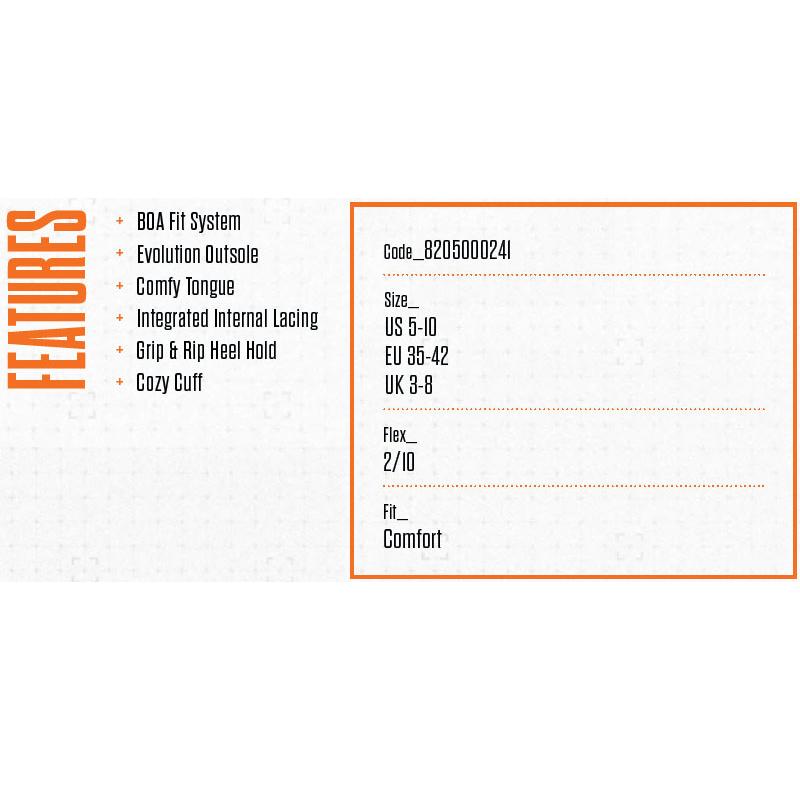 24-25 THIRTYTWO/サーティーツー W'S SHIFTY BOA シフティボア ウィメンズ レディース ブーツ 熱成型 スノーボード 2025 | thirtytwo | 03