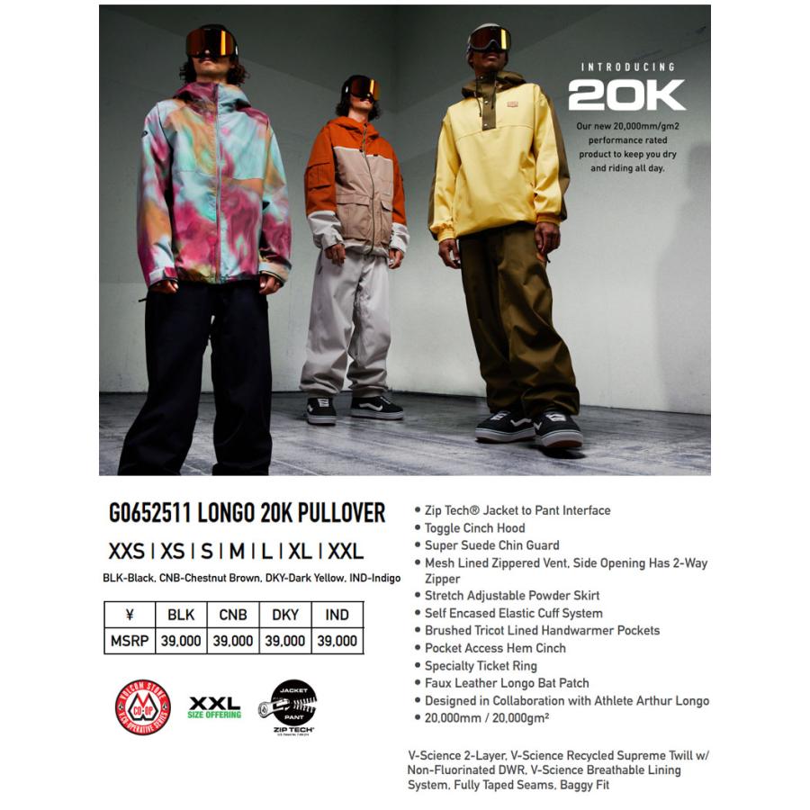 volcom - ヴォルコム　スノボウエア VOLCOM 24-25 VOLCOM/ボルコム LONGO GORE-TEX jacket 着用説明