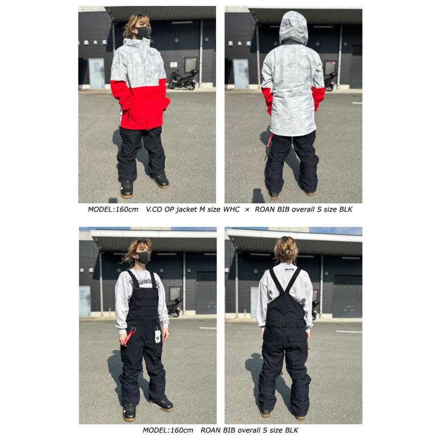 23-24 VOLCOM/ボルコム ROAN BIB overall メンズ レディース 防水ビブパンツ スノーボードウェア スノーウェアー 2024｜breakout｜12