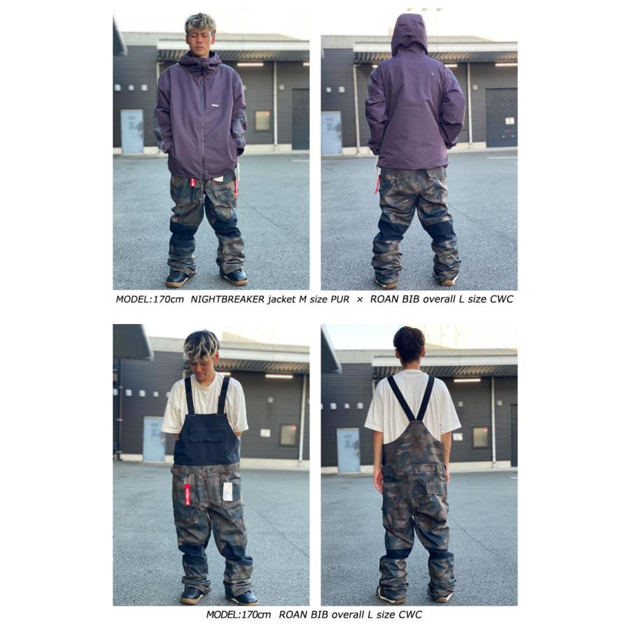 23-24 VOLCOM/ボルコム ROAN BIB overall メンズ レディース 防水ビブパンツ スノーボードウェア スノーウェアー 2024｜breakout｜07