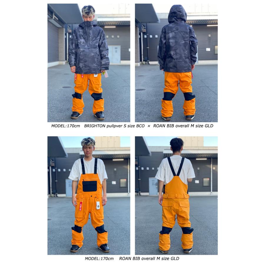 23-24 VOLCOM/ボルコム ROAN BIB overall メンズ レディース 防水ビブパンツ スノーボードウェア スノーウェアー 2024｜breakout｜08