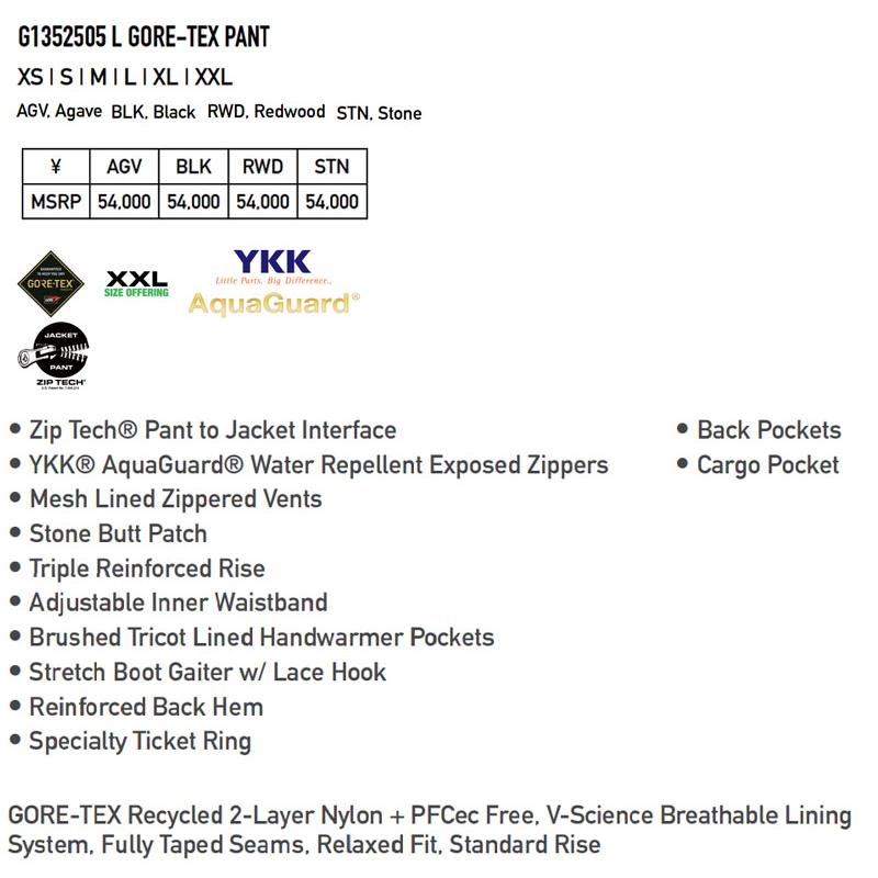 VOLCOM 24-25 VOLCOM/ボルコム L GORE-TEX pant 着用説明動画