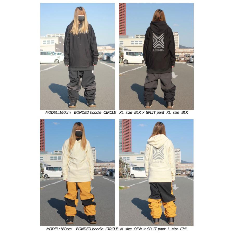 即出荷 22-23 DEATHLABEL/デスレーベル BONDED HOODIE CIRCLE メンズ