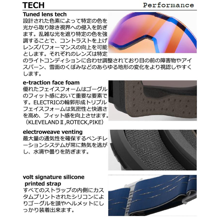 23-24 ELECTRIC/エレクトリック ROTECK ローテック ゴーグル アジアンフィット メンズ レディース スノーボード スキー 2024｜breakout｜04