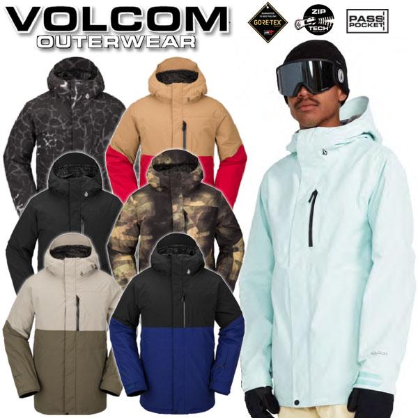 即出荷 22-23 VOLCOM/ボルコム L GORE-TEX jacket メンズ レディース 防水ゴアテックスジャケット スノーボード