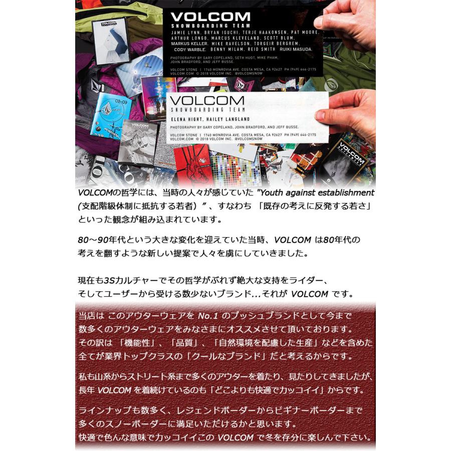 VOLCOM 24-25 VOLCOM/ボルコム L GORE-TEX jacket 着用説明動画 メンズ