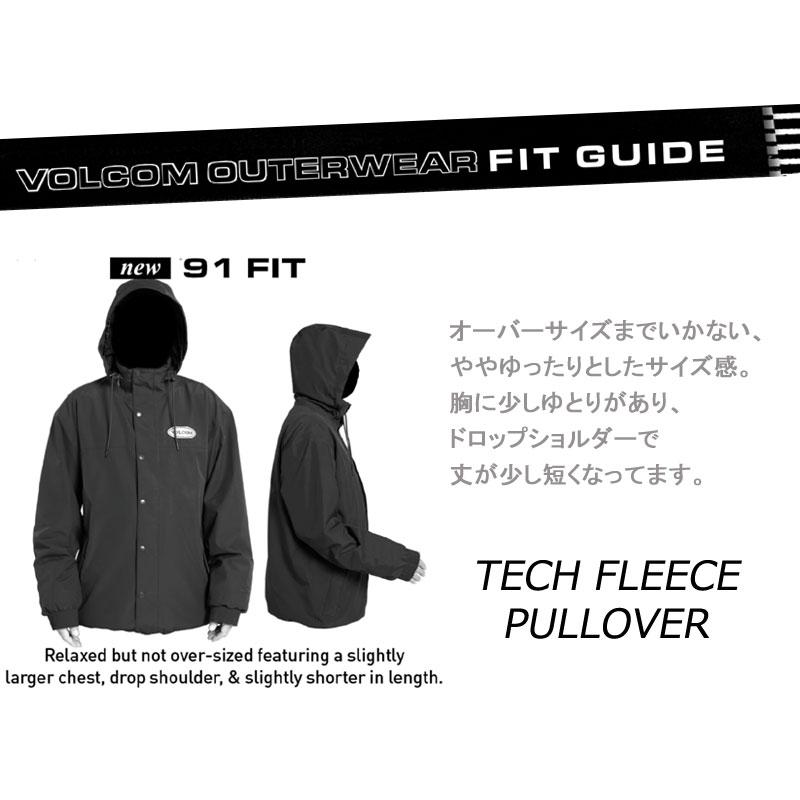 VOLCOM（ボルコム） 23-24 VOLCOM/ボルコム TECH FLEECE pullover