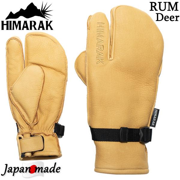 HIMARAK / ヒマラク RUM Deer ラム トリガーグローブ 本革手袋 メンズ