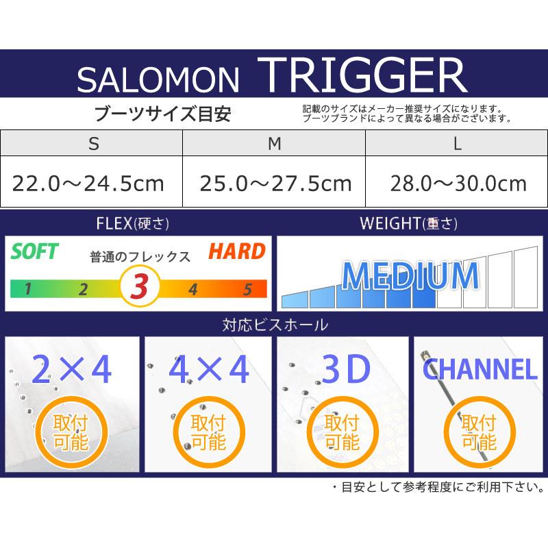 即出荷 20-21 SALOMON / サロモン TRIGGER トリガー メンズ レディース ビンディング バインディング スノーボード 2021｜breakout｜09