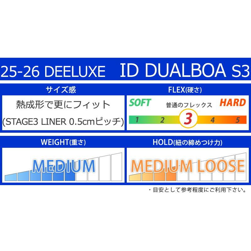 DEELUXE（ディーラックス） 25-26 DEELUXE/ディーラックス ID DUAL BOA