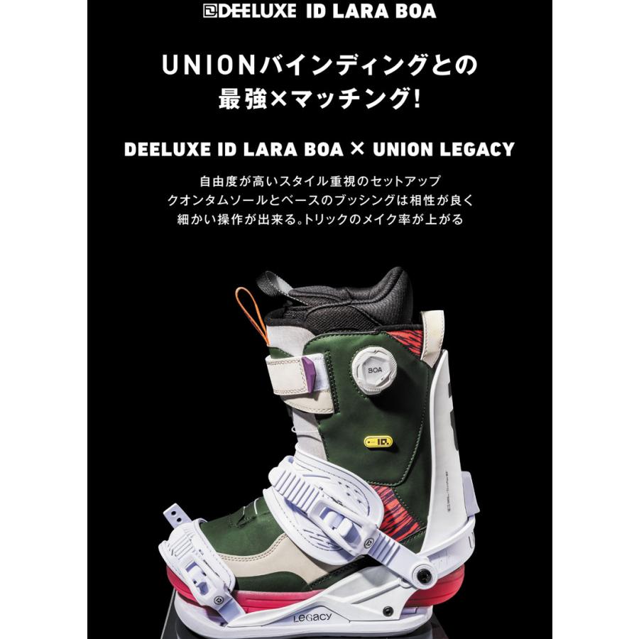 25-26 DEELUXE/ディーラックス ID LARA BOA s3 アイディーララ レディース 熱成型対応ブーツ ハイブリッドボア スノーボード 2026_7