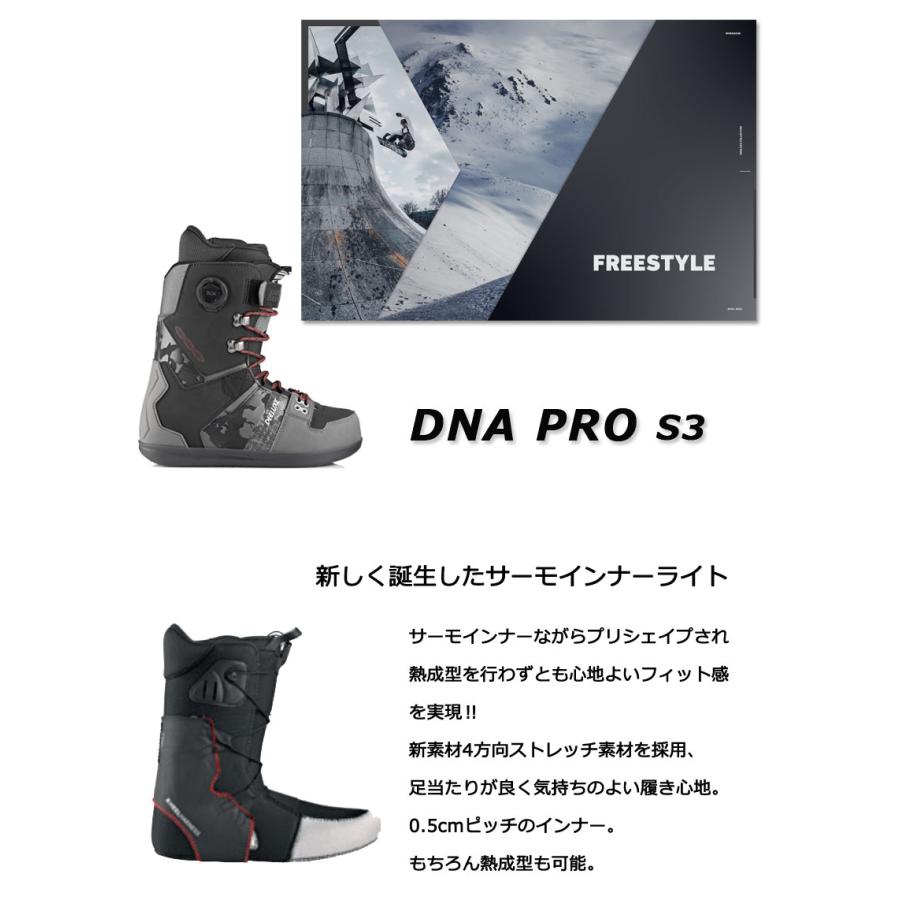 25-26 DEELUXE/ディーラックス DNA PRO s3 ディーエヌエープロ メンズ レディース 熱成型対応ブーツ ハイブリッドボア スノーボード 2026_1