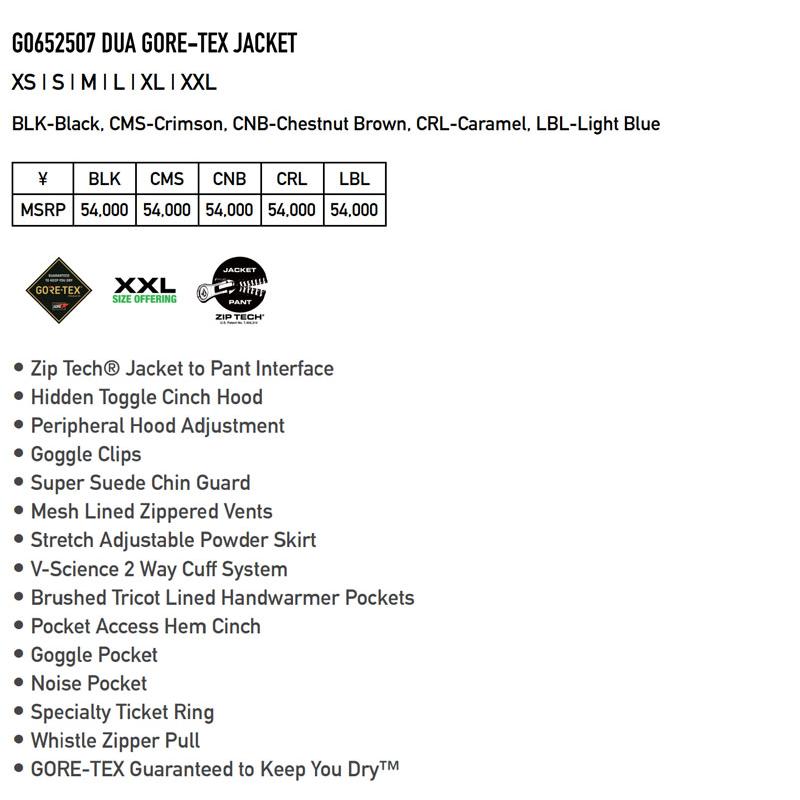 VOLCOM（ボルコム） 24-25 VOLCOM/ボルコム DUA GORE-TEX jacket 着用