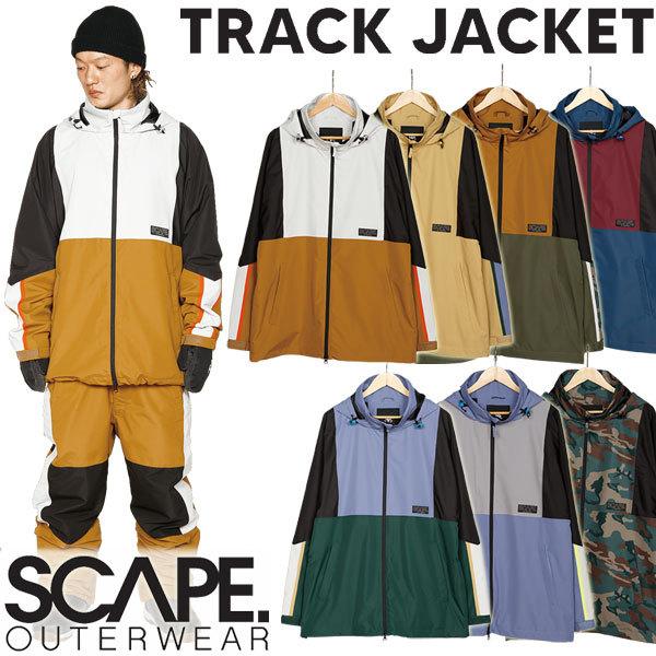 22-23 SCAPE/エスケープ TRACK jacket メンズ レディース 防水ジャケット スノーボードウェア スノーウェアー 2023