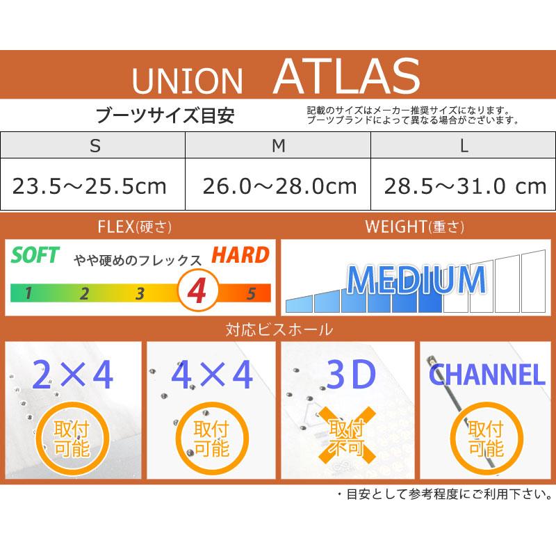 UNION BINDING 24-25 UNION/ユニオン ATLAS アトラス メンズ UNION BINDING 24-25 UNION/ユニオン ATLAS アトラス メンズ