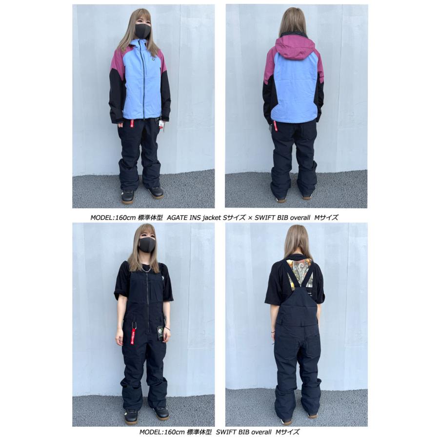 ボルコム（VOLCOM）レディースビブパンツ　Mサイズ VOLCOM/ボルコム レディース スノーウェア ビブパンツ SWIFT BIB