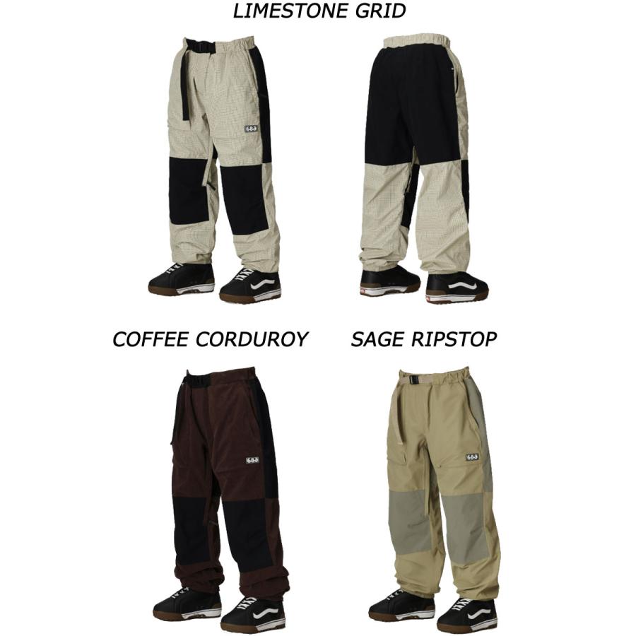 25-26 SIX EIGHT SIX/686 GHOST 2.5L pant メンズ レディース