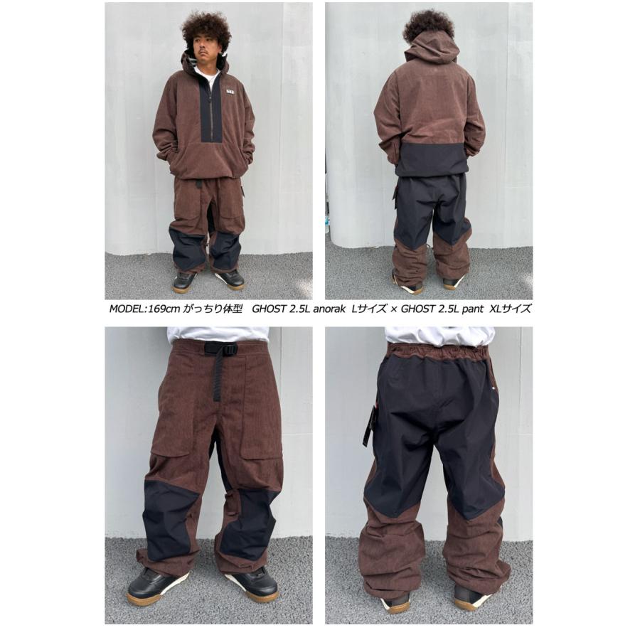 未使用 ジュエル スノーボードウェア パンツ L ブラウン ネームレスエイジ 早期購入特典付 スノーボードウェア メンズ
