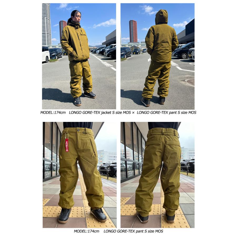 23-24 VOLCOM/ボルコム LONGO GORE-TEX pant メンズ レディース アーサー・ロンゴ 防水ゴアテックスパンツ スノーボードウェア スノーウェアー 2024｜breakout｜12