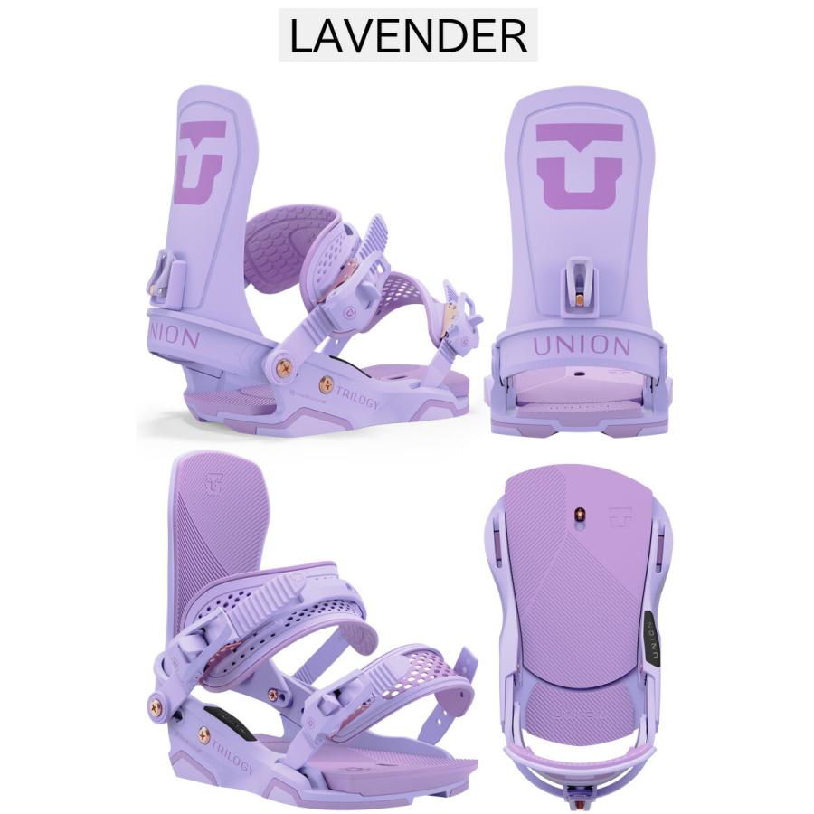 Union Trilogy サイズS  ラベンダーカラー Trilogy Women's Snowboard Binding 2025 | Union Binding
