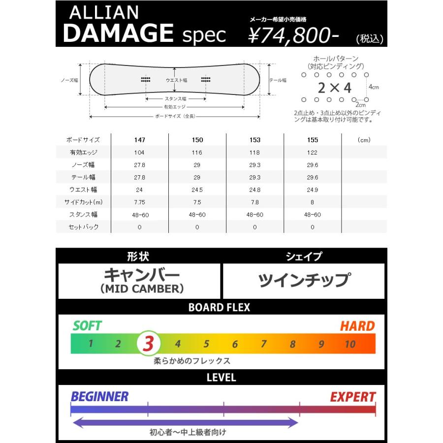ALLIAN（アライアン） 23-24 ALLIAN / アライアン DAMAGE ダメージ
