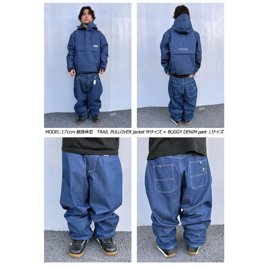 25-26 REPUBLIC&CO/リパブリック BUGGY DENIM pant 着用説明動画 メンズ レディース 防水パンツ スノーボードウェア スノーウェアー 2026 予約商品 |  | 09