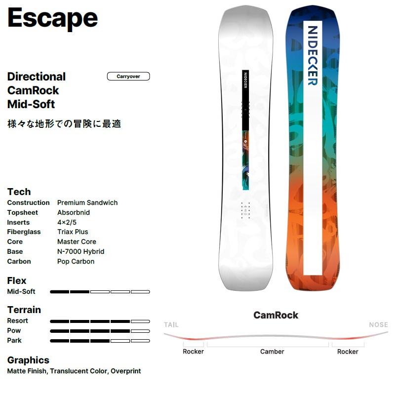 NIDECKER（ナイデッカー） 26-27 NIDECKER/ナイデッカー ESCAPE