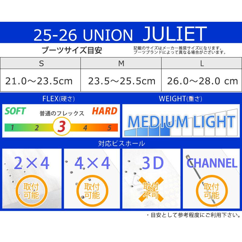 UNION BINDING 25-26 UNION/ユニオン JULIET ジュリエット レディース
