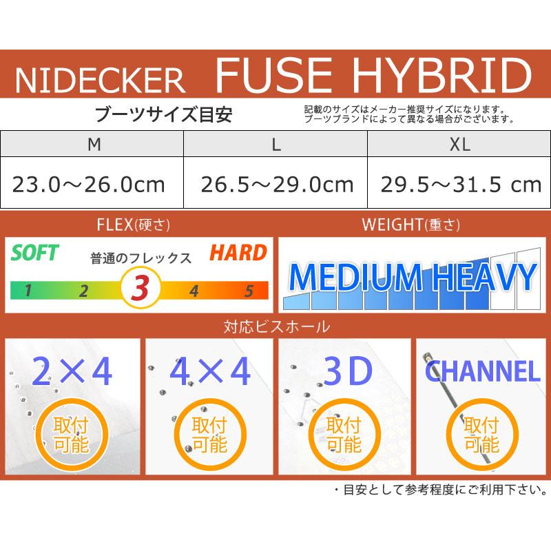 FLOW 24-25 NIDECKER/ナイデッカー FUSE HYBRID フューズ FLOW 24-25 NIDECKER/ナイデッカー FUSE HYBRID フューズ