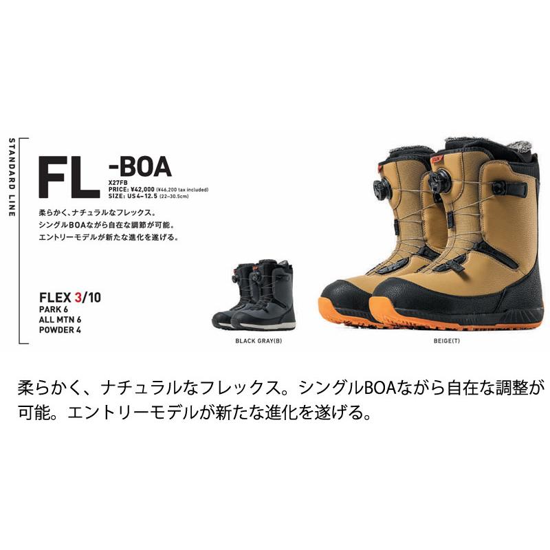 26-27 FLUXフラックス FL BOA エフエルボア メンズ レディース ブーツ ボア スノーボード 2027 予約商品_2