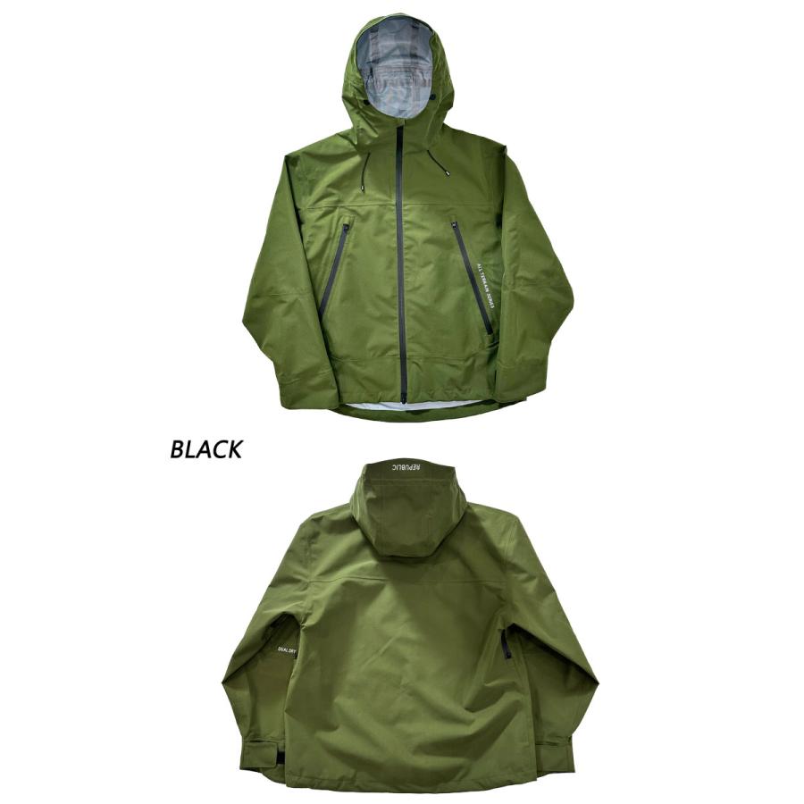 スノーボード用防水ジャケット 26-27 REPUBLIC&CO/リパブリック CALM PEAK SHELL jacket メンズ