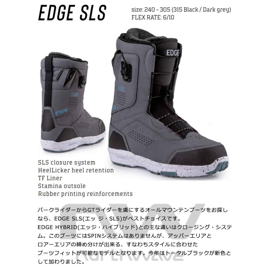 即出荷 23-24 NORTHWAVE/ノースウェーブ EDGE SLS エッジスーパーレース メンズ レディース ブーツ グラトリ スノーボード 2024｜breakout｜02