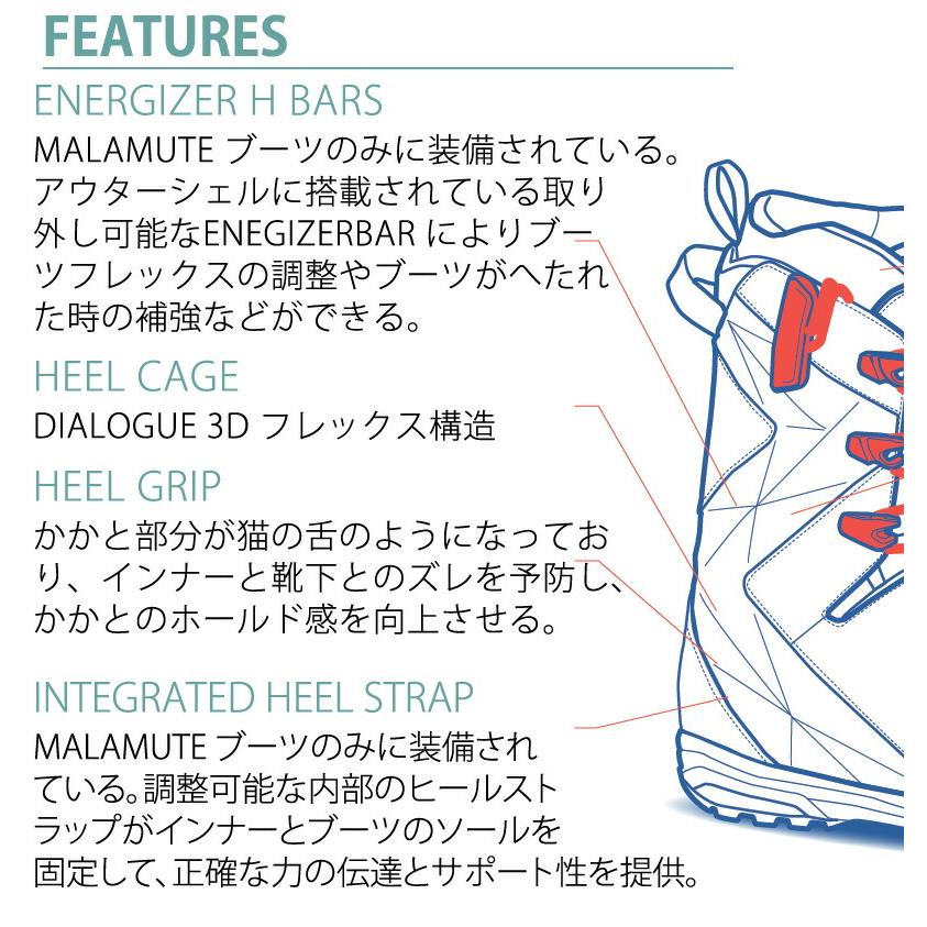 24-25 SALOMON/サロモン IVY BOA SJ アイビー レディース 熱成型対応ブーツ ボア スノーボード 2025 予約商品｜breakout｜07