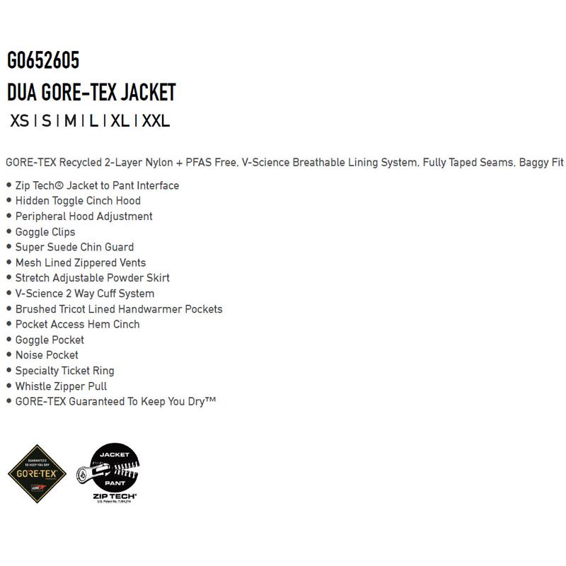 VOLCOM（ボルコム） 25-26 VOLCOM/ボルコム DUA GORE-TEX jacket 着用