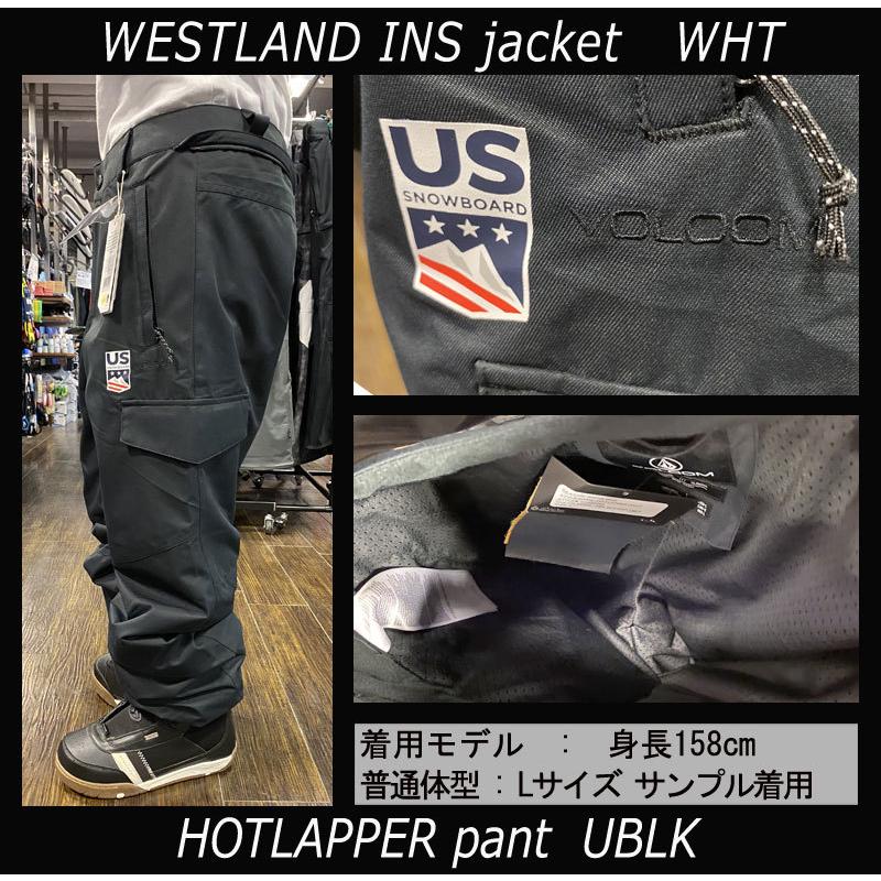 21-22 VOLCOM/ボルコム HOTLAPPER pant レディース 防水パンツ スノー