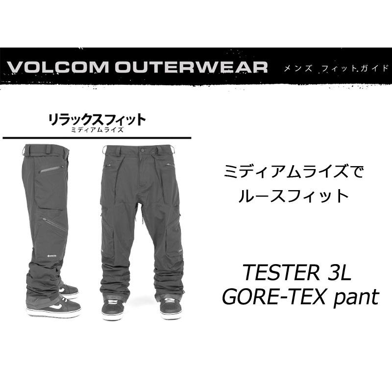 よーVOLCOM GORE-TEX スノーボードパンツ ブラック VOLCOM 23-24 ボルコム L GORE-TEX PANT エル ゴアテック