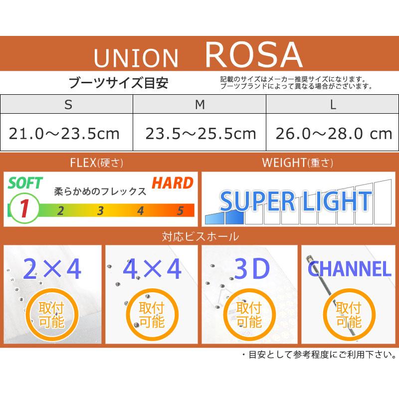 UNION BINDING 24-25 UNION/ユニオン ROSA ローザ レディース